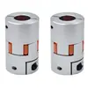 Aleación de aluminio motor acoplamiento flexible servomotor acoplamiento de alto par motor eléctrico codificador de tornillo