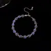 Pulseira de contas de vidro estilo francês, moderna e versátil para o dia a dia, um toque de luxo e sofisticação, com um design único e individual