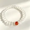 Pulsera de cristal con múltiples cuentas, cristal natural, piedra lunar gris, cristal de rutilo, pulsera y collar de múltiples vueltas para mujer, doble uso, sensación de alta gama