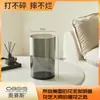 Vaso Anti-Queda de Acrílico para Hidroponia, Arranjo de Flores, Bambu da Sorte, Vaso Reto Transparente de Acrílico para Flores Frescas, Decoração para Sala de Estar, Pequeno