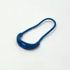 Tirador de cremallera en forma de U Cuerda de cola semicircular en forma de U de PVC Etiqueta de tracción para equipaje Colgante decorativo para cabeza de cremallera