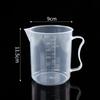 Copo de medição de plástico de alta qualidade com capacidade de escala ml copo de solução 250ml 500ml 1000ml ferramenta de cozimento