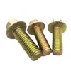 Tornillo de cabeza cóncava con brida hexagonal externa dentada de grado 8.8 color zincado alta resistencia M12 y otros sujetadores estándar