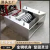 Coletor de Óleo para Bandeja Giratória, Coletor de Óleo de Recuperação de Emergência para Manchas de Óleo na Superfície da Água, Separador Automático de Óleo-Água Tipo Hub para Limpeza de Manchas de Óleo