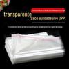 Saco OPP transparente para embalagem de vestuário, saco com fecho auto adesivo, filme plástico não poroso PE, saco autoadesivo com pequeno furo, atacado