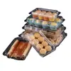 Cajas para llevar de fideos de pavo, cajas para entrega de alimentos, cajas de plástico de alta transparencia, cajas desechables