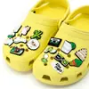Acessórios de Charme para Sapato Clog de Borracha Macia PVC Casual Desenho Animado Fofo Transfronteiriço Acessórios DIY Moda Personalizada Acessórios para Sapato de Jardim