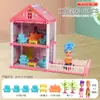 Amazon Casa de Bonecas DIY Crianças Menina Princesa Grande Castelo Villa Casa Presente de Aniversário Casa de Brinquedo Brinquedos