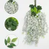 Flores de Glicínia Artificiais Mais Vendidas Transfronteiriças para Shoppings, Festas, Casamentos, Decorações de Teto, Paredes de Flores Internas e Externas, Trepadeiras de Flores para Decoração de Casa