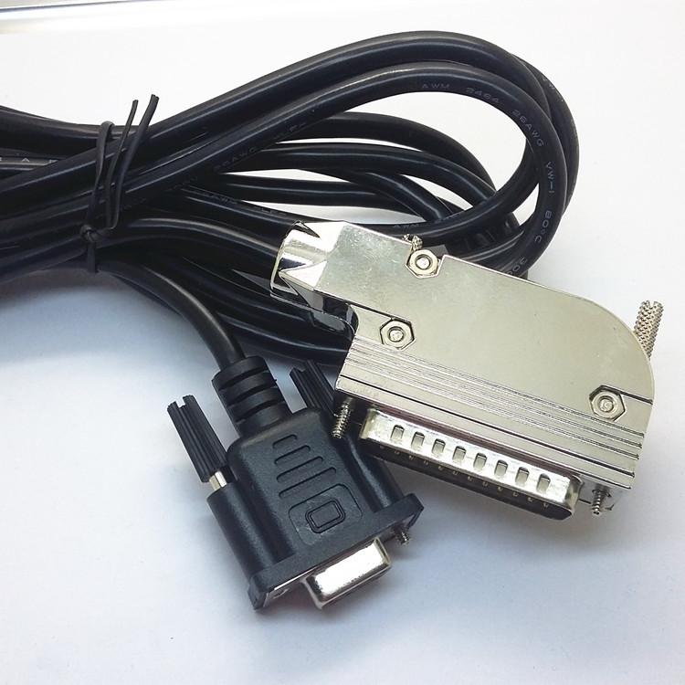 DB25公转DB9母串口线3