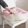 Cojín de Felpa de Color Sólido Cojín para Silla Lana de Cordero de Color Sólido Oficina Sedentario Cojín de Asiento Cojín para Glúteos Engrosado Venta al por Mayor