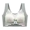 Popular Sujetador de Encaje Ajustable Tallas Grandes para Mujeres 100kg Gordito mm Sin Aros Push-Up Anti-Caída Espalda Bonita Sujetador Delgado