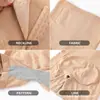 Modelador de Cintura Alta com Botões Reforçados para Controle da Barriga, Anti-Exposição, Levanta Bumbum, Afina a Cintura e Calcinha Modeladora Corporal para Mulheres