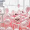 Balões de Casamento Látex Rosa Festivo Popular Cena de Feriado Conjunto de Layout Fofo Transfronteiriço Decoração de Casa Nova