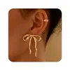 Pendientes Nuevos con Lazo Transfronterizos de Amazon, Pendientes Retro de Vacaciones Francesas, Modernos, Elegantes y Elegantes para Damas