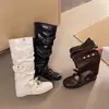 Botas de Tobillo de Ballet Desmontables de 7 cm de Altura, de Uso Bidireccional para Mujer, Nuevas de Verano 2026, Botas Altas de Moda Dulces y Frescas