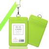 Credencial de Empleado, Portatarjeta de Identificación, Personalización de Lanyard, Estuche de Cuero para Credencial de Trabajo, Tarjeta de Comida para Control de Acceso, Credencial de Trabajo, Portatarjetas de PU, Permiso de Trabajo