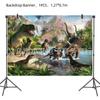 Tiranosaurio Rex Dinosaurio Tema Jurásico Vajilla para Fiesta de Cumpleaños Infantil Plato de Papel Servilleta Mantel Decoración Arreglo Suministros