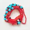 Suministro Transfronterizo Cadenas para la Cintura Europeas y Americanas Cadena Corporal Africana Cadena para el Vientre de Cuentas de Vidrio Joyería para Bikini Cadena para la Cintura