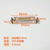 Hebilla de Luz LED a Prueba de Tres Factores Clip de Acero Inoxidable Accesorios para Lámparas Hebilla de Fijación al Techo t8 Sombra Integrada sin Sombras