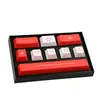 Juegos de teclas personalizadas de 9 teclas y 7 teclas, regalos personalizados para universidades y empresas, juegos de teclas personalizadas por sublimación y transferencia de calor