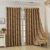 Cortinas Jacquard Negras de Color Pluma Transfronterizas en Estilo Minimalista Moderno Europeo y Americano, Venta al por Mayor de Fabricantes de Amazon