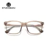 STUDIOMUKU gafas frescas de madera montura grande montura de gafas atmósfera menos montura de gafas retro