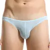 Nuevos calzoncillos para hombre de comercio exterior, bolsa convexa en U, transparentes, transpirables, de cintura baja, bikini sexy, ropa interior, venta al por mayor de fábrica