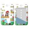 Porta-Cartões Temático de Aventura do Mario, Capa Protetora para Cartão de Ônibus, Cartão de Estudante do Campus, Porta-Cartão de Refeição, Crachá de Identificação do Trabalho, Cartão de Acesso com Cordão