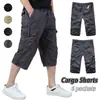 2026 Aliexpress Verano Pantalones Tácticos Rectos Multibolsillos para Hombre Deportivos para Viajar Frescos Ropa de Trabajo Pantalones Cortos Venta al por Mayor