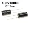 Capacitor Eletrolítico de Alumínio em Linha 100V 470 1/2.2/4.7/10/22/33/47/100/220/330/680UF