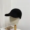 Gorra de Béisbol Nueva Mezcla de Lana para Otoño e Invierno para Hombres y Mujeres, Color Sólido, Cálida, Estilo Callejero, Estilo Británico, Retro, Visera Pequeña