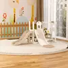Juguete combinado 2 en 1 para niños, resbaladilla y columpio para casa, interior y exterior, para niños pequeños de 3 a 9 años
