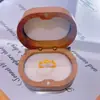 Anel Dourado Estilo Loja de Ouro Areia Dourada Flor Antiga Design de Nicho Anel Luz Luxo Moda Aberto Versátil Joia