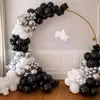 Conjunto transfronteiriço de 0 peças de balões metálicos de látex com lantejoulas flutuando no ar com hélio para decoração de aniversário e eventos de festa
