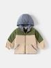 Abrigo polar infantil otoño e invierno niños y niñas abrigo infantil con forro polar chaqueta cálida con capucha marea ropa infantil al por mayor