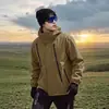 Chaqueta exterior para hombre de otoño e invierno, cortavientos e impermeable, tres en uno desmontable, casual, cálida, abrigo de montañismo