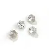 Rinestones de Copo de Nieve con Base Puntiaguda para Uñas, Súper Brillantes Blancos Transparentes y de Colores, Varios Tamaños, Decoraciones de Cristal para Uñas de Forma Irregular al por Mayor