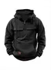 Comercio Exterior Transfronterizo Aliexpress Sudadera con Capucha Juvenil de Otoño e Invierno para Hombre Ropa de Trabajo Sólida Casual Sudadera con Capucha