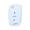 Aplicável à capa de chave do carro Volkswagen Golf 7 universal Lavida Sagitar silicone anti-roubo controle remoto chave Concha