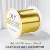 Rollo grande de 100 metros alambre de cobre conservador de color 0.2 mm material de tejido DIY hecho a mano alambre metálico filigrana alambre para enrollar alambre para envolver flor