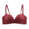Sujetador push-up de la A a la C para niñas, sin copas vacías para busto pequeño, espalda de belleza sin costuras, estilo fino de verano