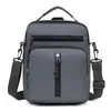 Bolsa de Ombro de Tecido Oxford Bolsa Transversal Masculina Bolsa Transversal Mochila Pequena para Negócios e Deslocamentos Mochila de Viagem Repelente à Água