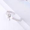 Nueva moda moda simple Pulsera abierta oro clásico y plata cobre nicho adorno diseño accesorios pulsera
