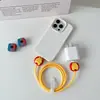Cubierta Protectora para Cable de Datos para Cargador Apple de 20W, Dibujos Animados, a Prueba de Roturas para Cable de Carga de Teléfono Móvil