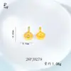 Colgante de mariposa y calabaza estilo antiguo chapado en oro, simple, de moda, incrustado con diamantes, para hacer tú mismo, lindo, tridimensional, accesorios de joyería de marca de moda, venta al por mayor