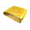Manta de primeros auxilios para supervivencia al aire libre mascota película de aluminio Dorado Plateado exterior térmica emergencia saco de dormir de emergencia manta térmica a prueba de viento