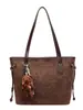 Bolsa Feminina Vintage de Nicho 2026 Nova Tendência Inverno High-End Versátil Bolsa de Ombro Grande Capacidade Bolsa Tote para o Dia a Dia