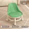 Taburete pequeño de rueda universal, banco pequeño, silla pequeña para el hogar, ruedas, taburete bajo, niños, adultos, taburete redondo de dopamina con respaldo