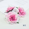 Camelia de Imitación con Hojas Rosa Nórdico Caja de Regalo para Mano Corona DIY Arreglo Floral Celebración Ramillete de Muñeca para Hacer
